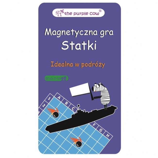 Podróżna gra magnetyczna Statki The Purple Cow