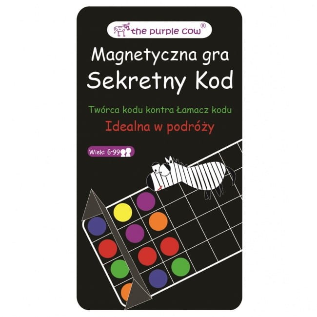 Podróżna gra magnetyczna Sekretny Kod The Purple Cow