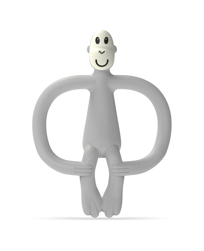 Gryzak masujący eko szczoteczka Grey Matchstick Monkey
