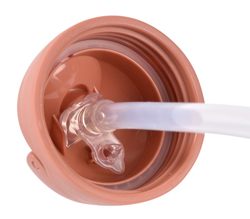 Bidon niekapek ze słomką tritanowy 300 ml Terracotta Beaba