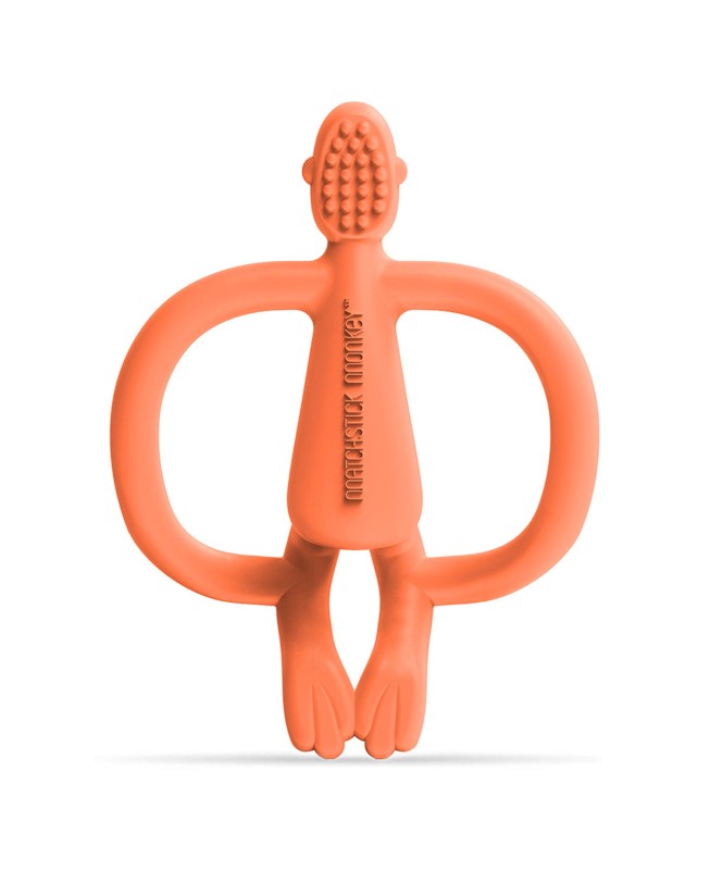 Gryzak masujący eko szczoteczka Dusty Orange Matchstick Monkey