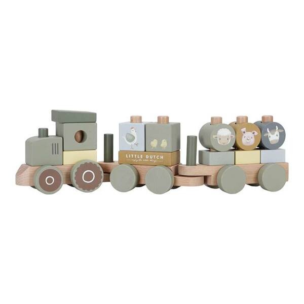 Pociąg traktor Little Farm FSC LD7154 Little Dutch