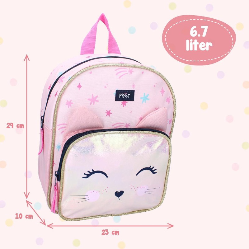 Plecak dla dzieci Kotek Giggle pastel pink PRET