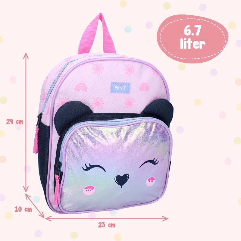 Plecak dla dzieci Miś Giggle lila pink PRET