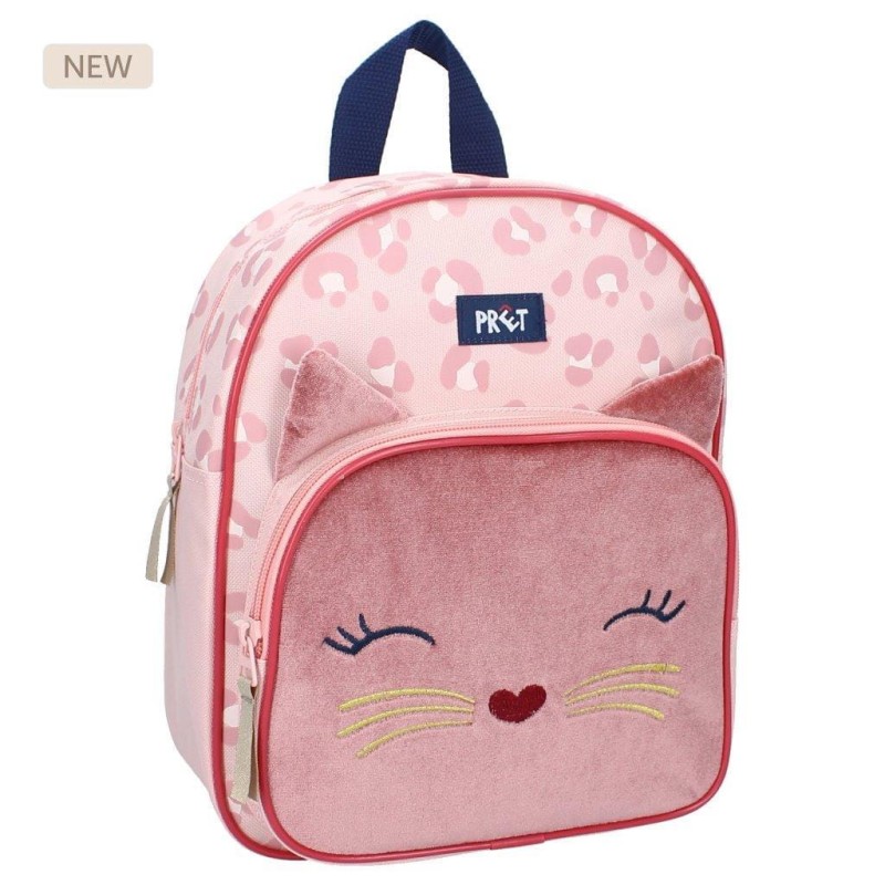 Plecak dla dzieci Kotek Giggle velvet pink PRET