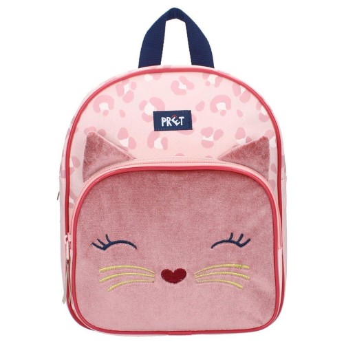 Plecak dla dzieci Kotek Giggle velvet pink PRET
