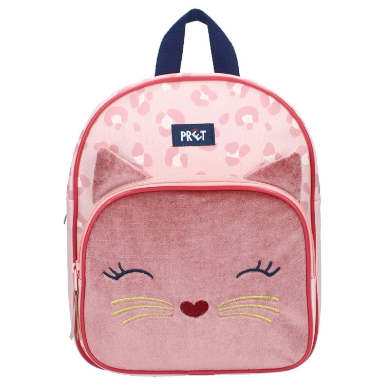 Plecak dla dzieci Kotek Giggle velvet pink PRET