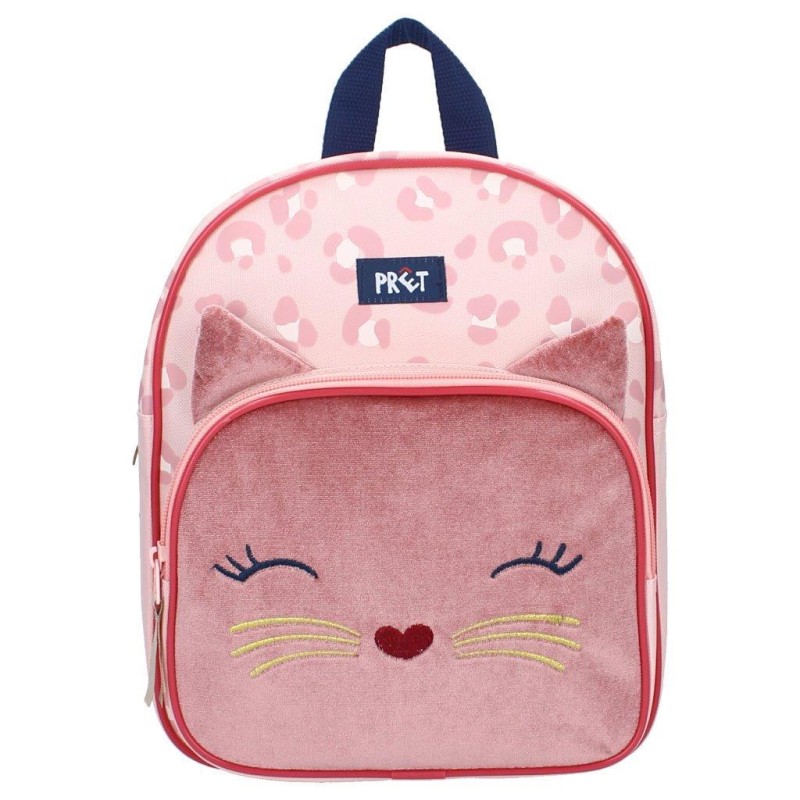 Plecak dla dzieci Kotek Giggle velvet pink PRET