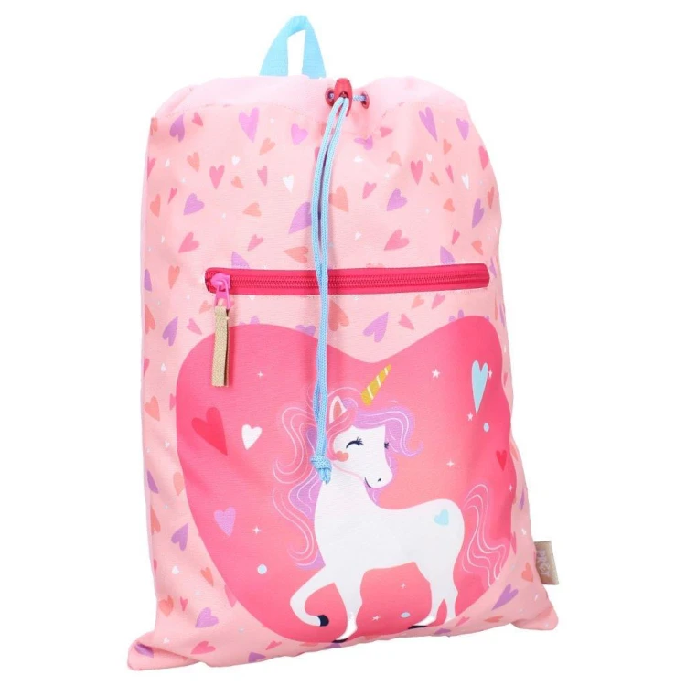 Worek plecak Happy Unicorn pink PRET