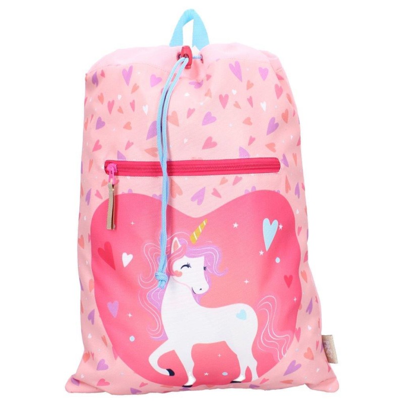 Worek plecak Happy Unicorn pink PRET
