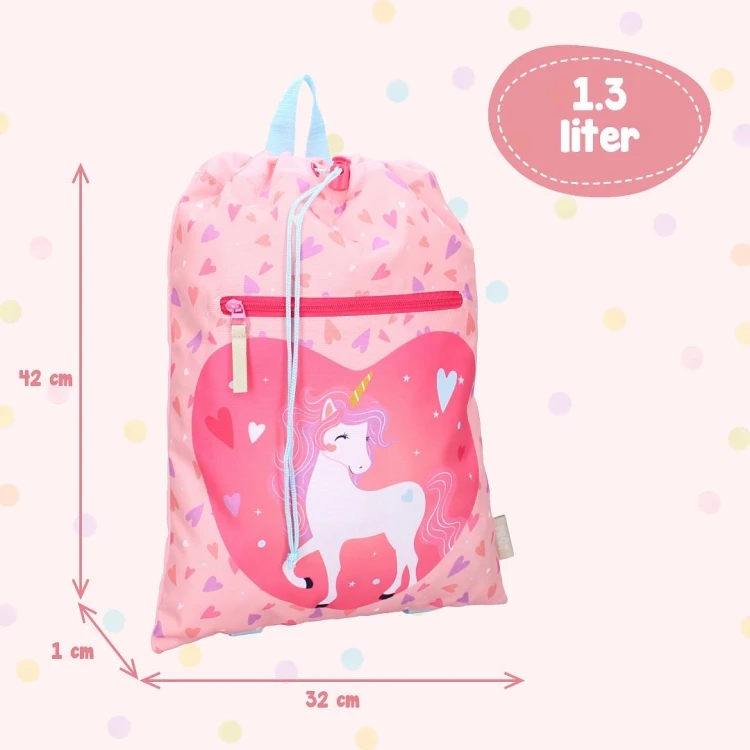 Worek plecak Happy Unicorn pink PRET