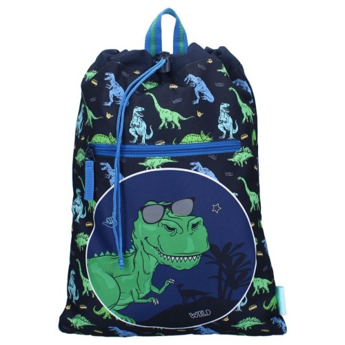 Worek plecak Happy Dino blue PRET