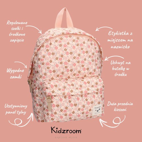 Plecak dla dzieci L Magical Meadows pink KIDZROOM