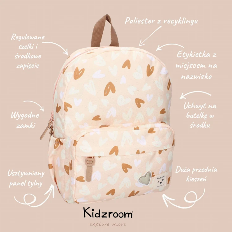 Plecak dla dzieci L Loving Days pink KIDZROOM
