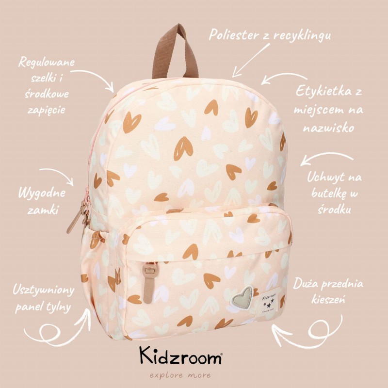 Plecak dla dzieci L Loving Days pink KIDZROOM