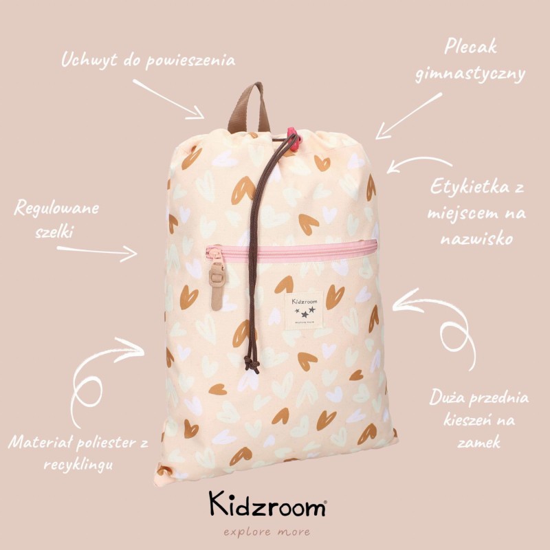 Worek plecak Loving Days Pink KIDZROOM