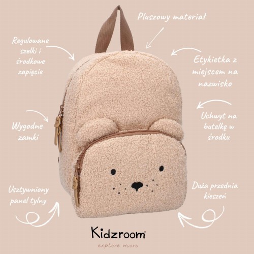 Plecak dla dzieci Comfort Friends brown KIDZROOM