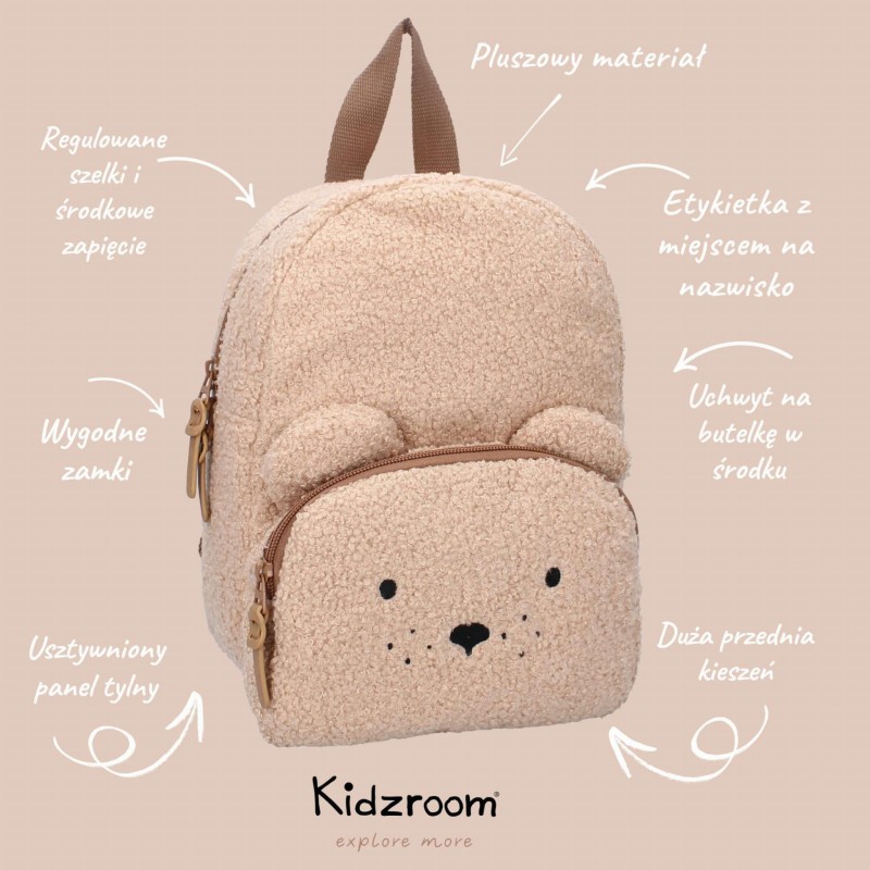 Plecak dla dzieci Comfort Friends brown KIDZROOM