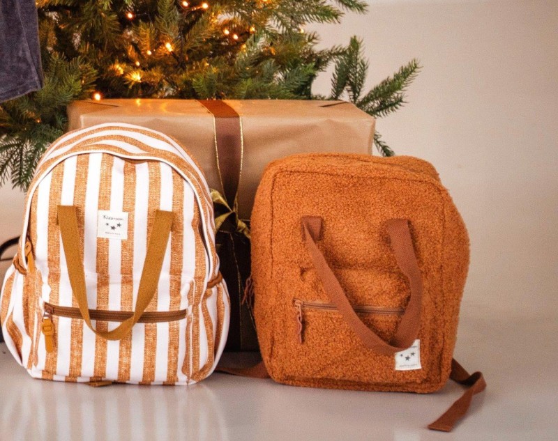 Plecak dla dzieci L Stripe Frenzy Brown KIDZROOM