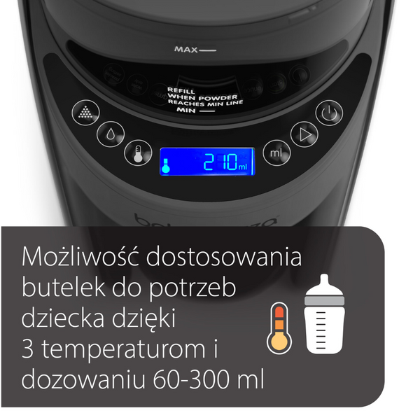 Ekspres do mleka Formula Pro Advanced Charcoal Baby Brezza