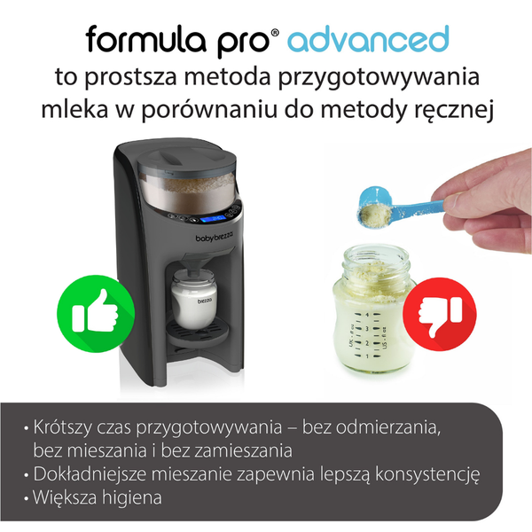 Ekspres do mleka Formula Pro Advanced Charcoal Baby Brezza