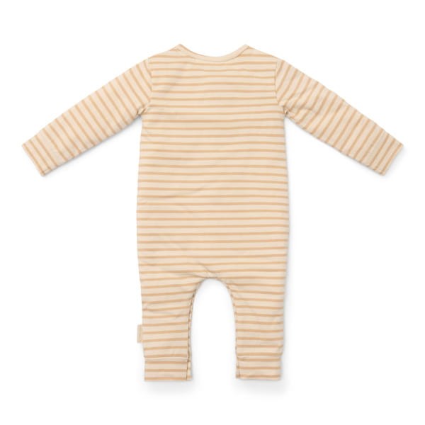 Little Dutch Piżamka jednoczęściowa Natural Stripes - 74/80