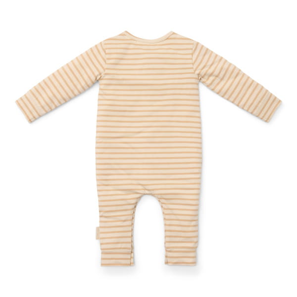 Little Dutch Piżamka jednoczęściowa Natural Stripes - 62/68