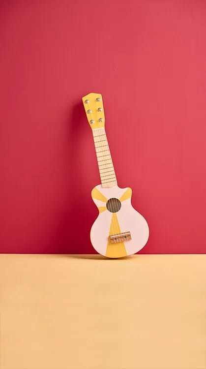 Gitara yellow white Kid's Concept