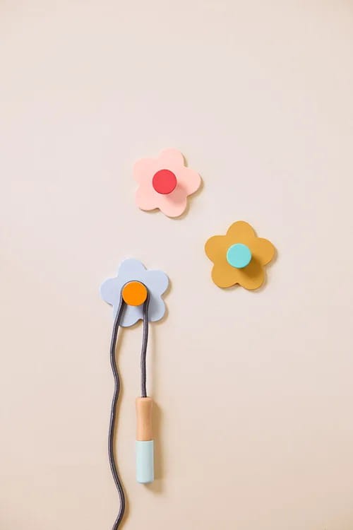 Wieszaki flower mix 3 sztuki Kid's Concept