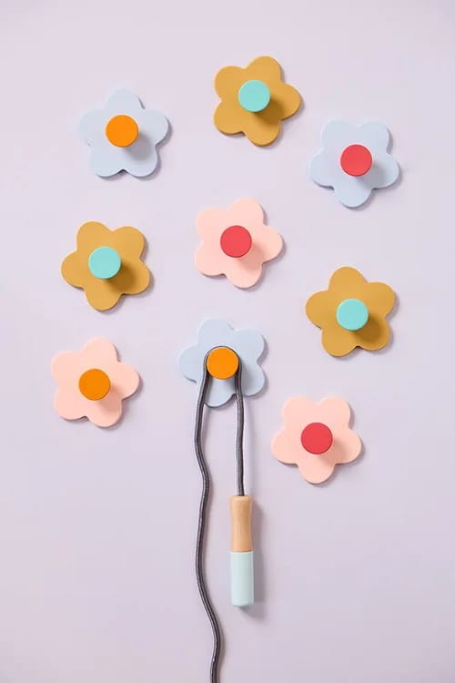Wieszaki flower mix 3 sztuki Kid's Concept