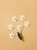 Wieszaki flower white 3 sztuki Kid's Concept