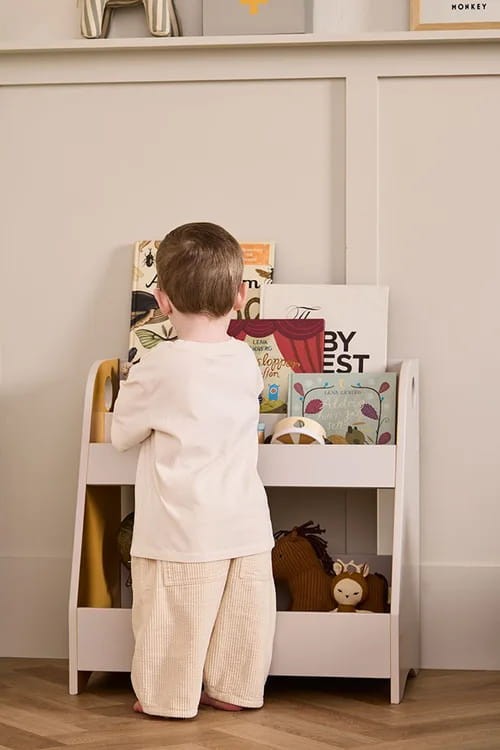 Regał na książki grey mustard STAR Kid's Concept