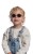 Okulary przeciwsłoneczne Gili 2w1 BEIGE 0-3l Dooky