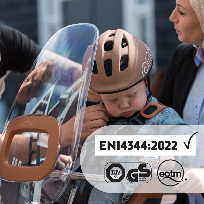 Fotelik rowerowy ONE mini NEW Chocolate Brown Bobike
