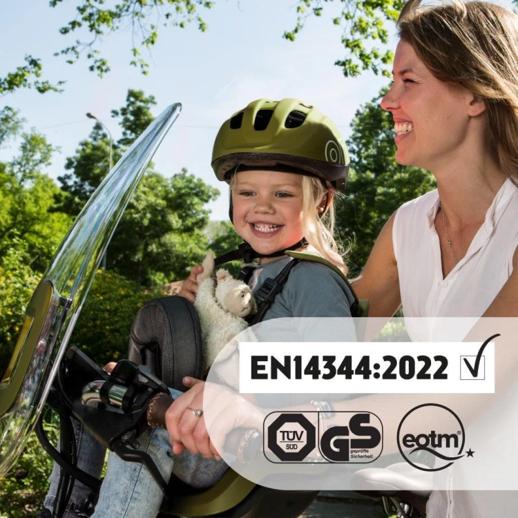Fotelik rowerowy ONE mini NEW Olive Green Bobike