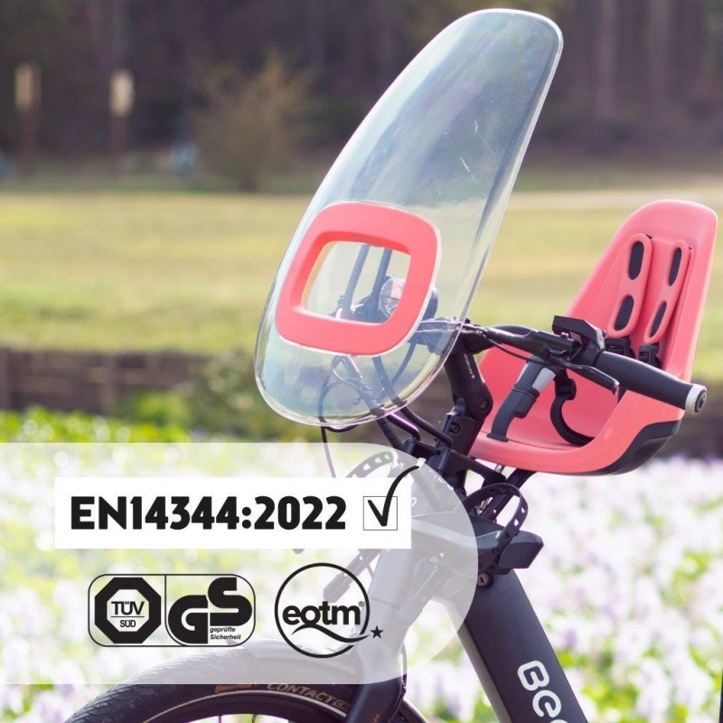 Fotelik rowerowy ONE mini NEW Fierce Flamingo Bobike
