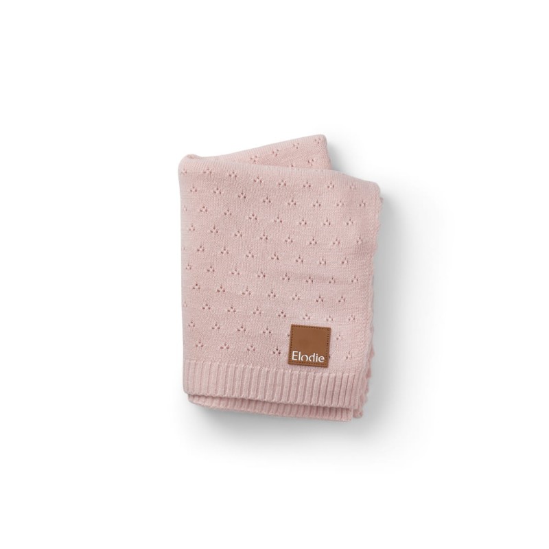 Kocyk Pointelle - Misty Pink Elodie Details