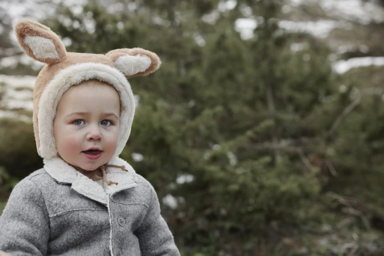 Czapka Winter Bonnet - Bunny Darling - 1-2 lata Elodie Details