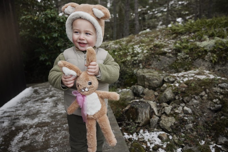 Czapka Winter Bonnet - Bunny Darling - 6-12 m-cy Elodie Details