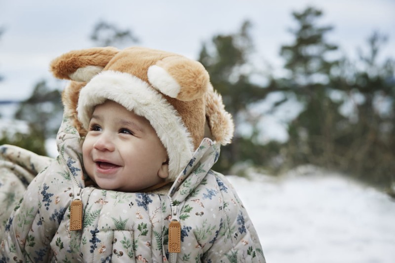 Czapka Winter Bonnet - Bunny Darling - 3-6 m-cy Elodie Details