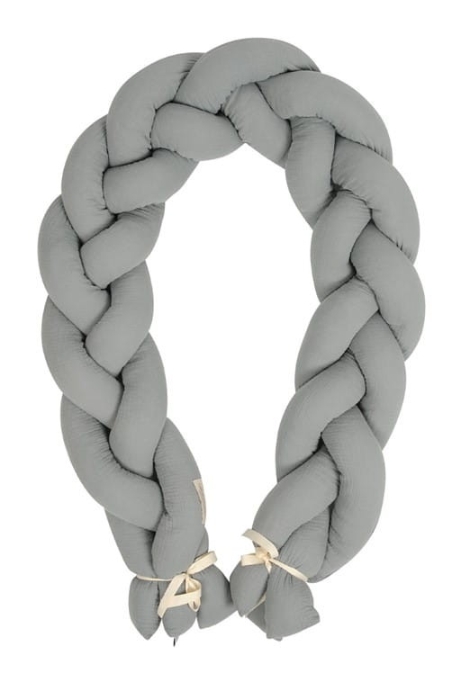 Ochraniacz do łóżeczka WARKOCZ MUŚLIN 200 cm Babymatex