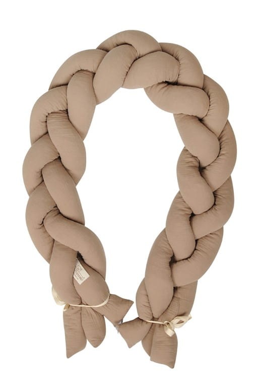 Ochraniacz do łóżeczka WARKOCZ MUŚLIN 200 cm Babymatex