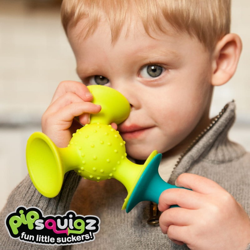 Bobo przyssawki grzechotki PipSquigz Fat Brain Toys