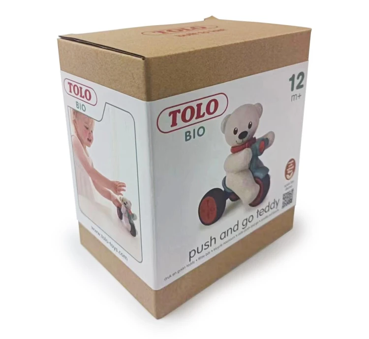 Miś Push and Go 12m+ TOLO Bio