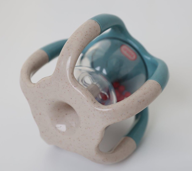 Grzechotka chwytak dla niemowląt 3m+ TOLO Bio