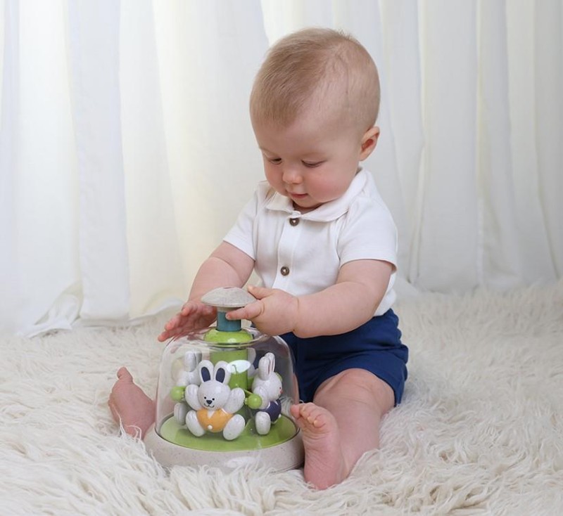 Karuzela z króliczkami 6m+ TOLO Bio