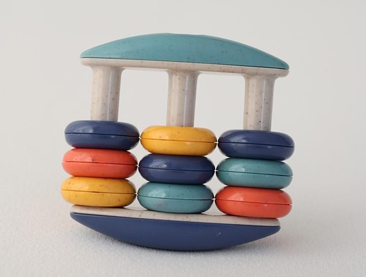 Grzechotka liczydło dla niemowlaka 3m+ TOLO Bio