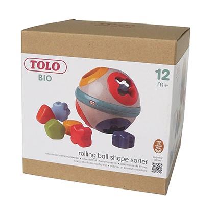 Piłka sorter kształtów 12m+ TOLO Bio
