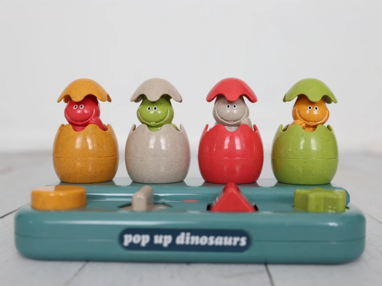 Konsola Pop Up Dinozaury 12m+ TOLO Bio