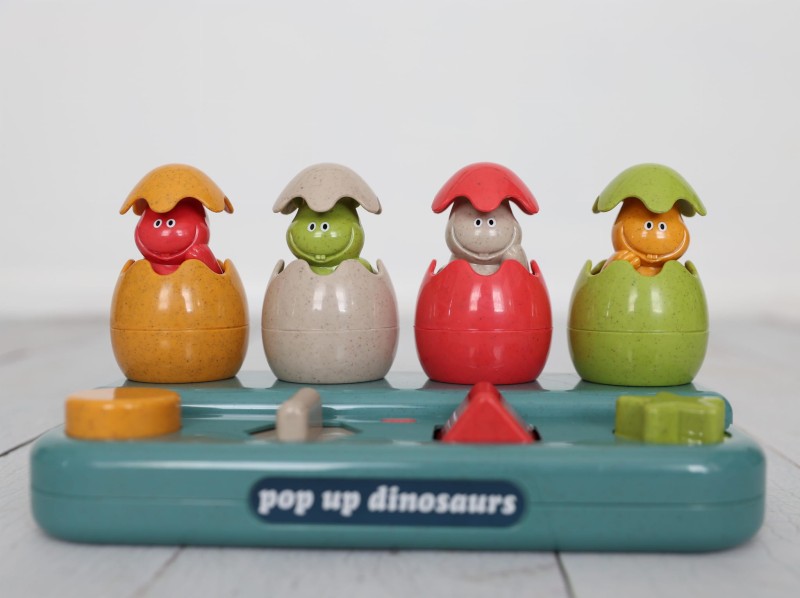 Konsola Pop Up Dinozaury 12m+ TOLO Bio